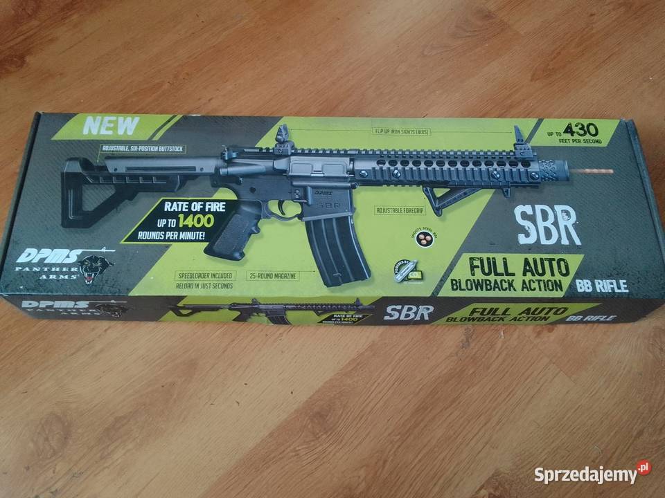 Karabinek sbr full auto blowback