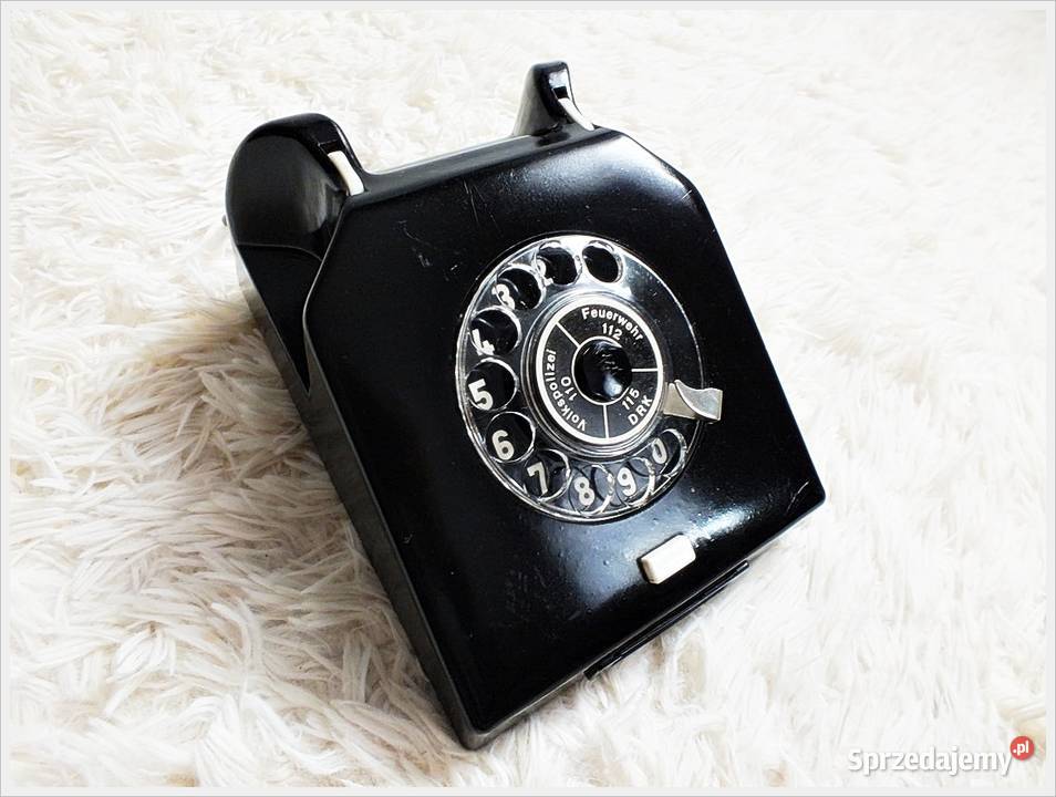 Stary telefon w bakelicie Nordfern W61 Niesprawny na części