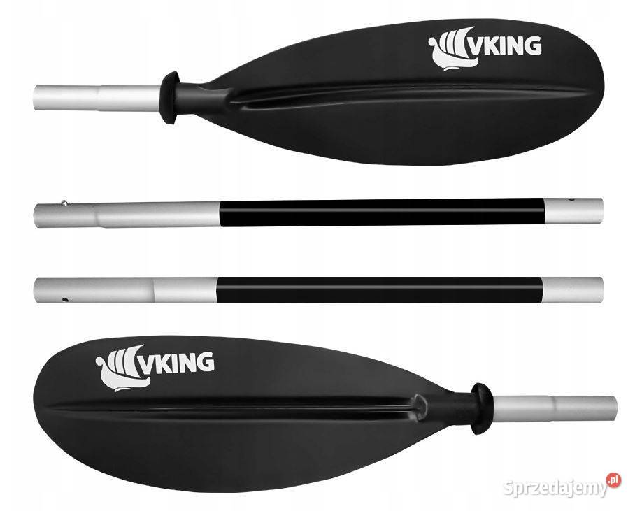 Wiosło packraft kajak składane czteroczęściowe