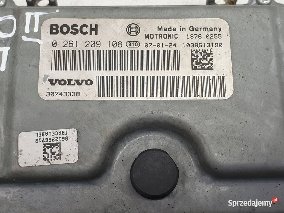 Volvo S80 II 25 T STEROWNIK SILNIKA 0261209108 Chełm