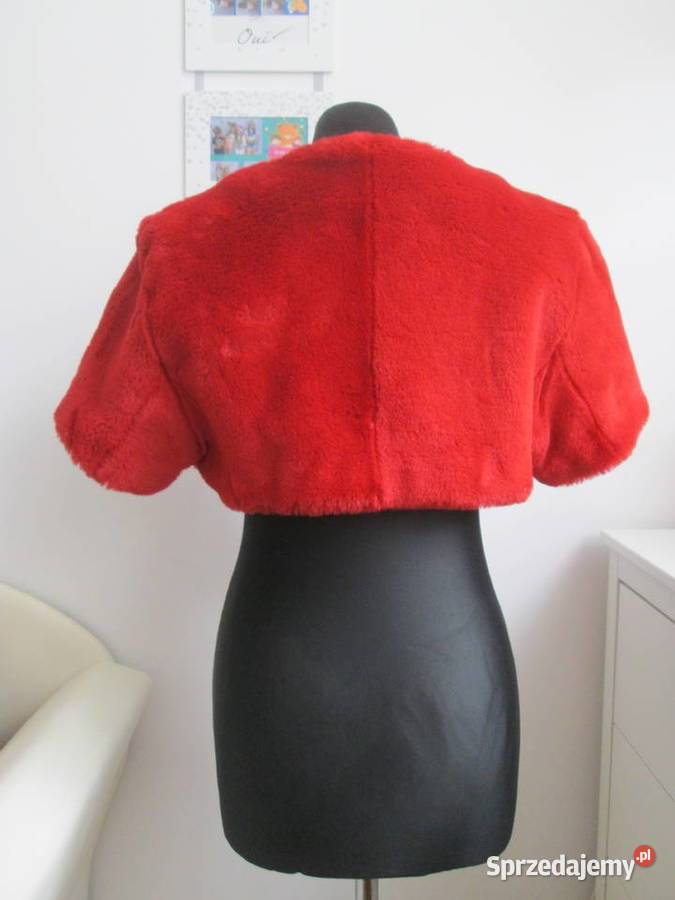 Bolerko ze sztucznego futerka Lussile M Bogatynia sprzedam