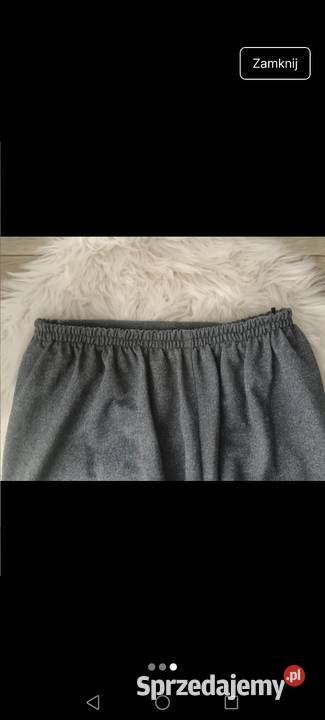 Spódnica szara na gumce elegancka jesień retro Długość Midi Krosno