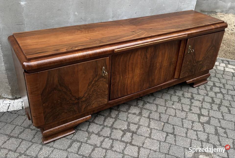 KomodaSzafka RTV Orzech 163 Art Deco Antyk Warszawa