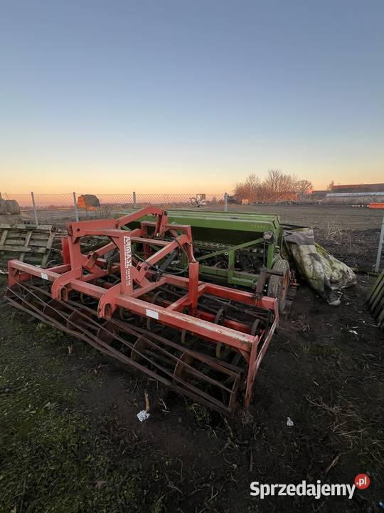 Agregat uprawowo siewny z siewnikiem Amazone 3m Smolna
