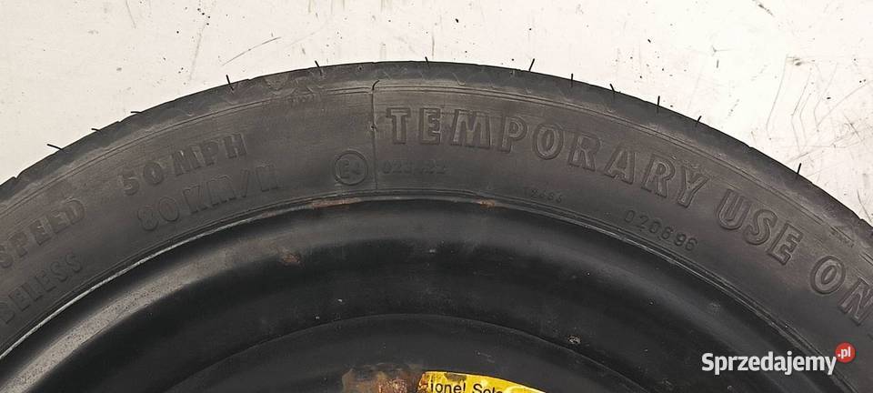 KOŁO DOJAZDOWE VOLKSWAGEN GOLF III T10570 R14 Lipno