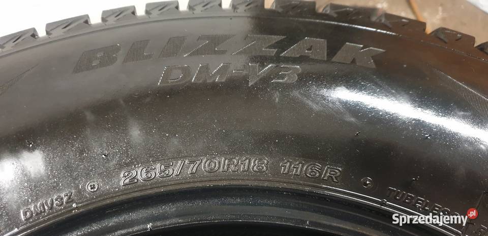 opony 26570R18 zimowe 4 Bridgestone Blizzak DMV3
