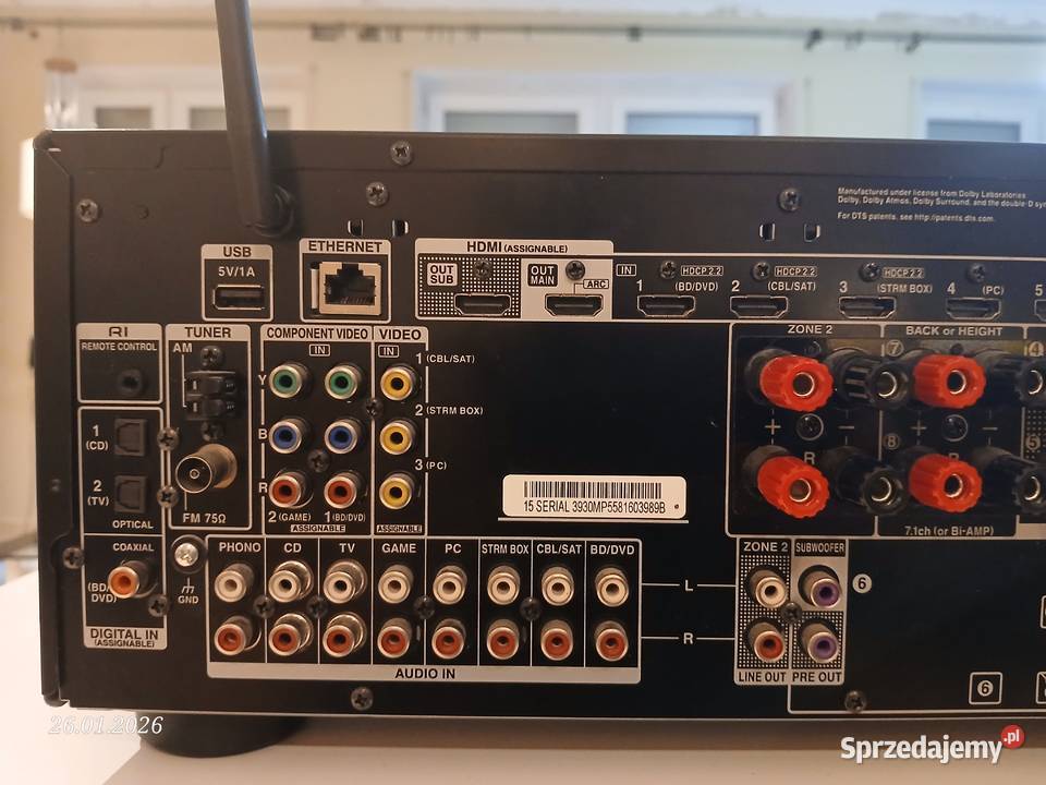 Amplituner kina domowego Onkyo TX646 72 Dolby Gorzów Wielkopolski