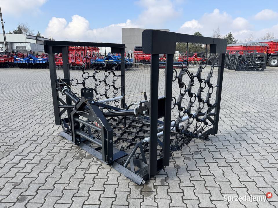 Włóka łąkowopolowa 5m 2siłowniki MetalTechnik nieuszkodzony Opatówek