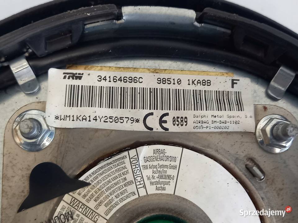 NISSAN JUKE I LIFT 15r AIRBAG poduszka kierowcy świętokrzyskie Kielce sprzedam