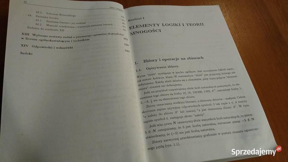 Matematyka w szkole średniej powtórzenie i zbiór Podręczniki sprzedam