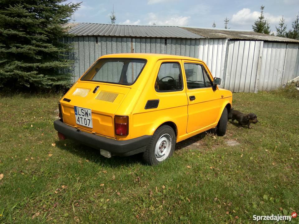 Fiat 126p STFL uszkodzony silnik ładna karoseria lubelskie Nowy Krępiec