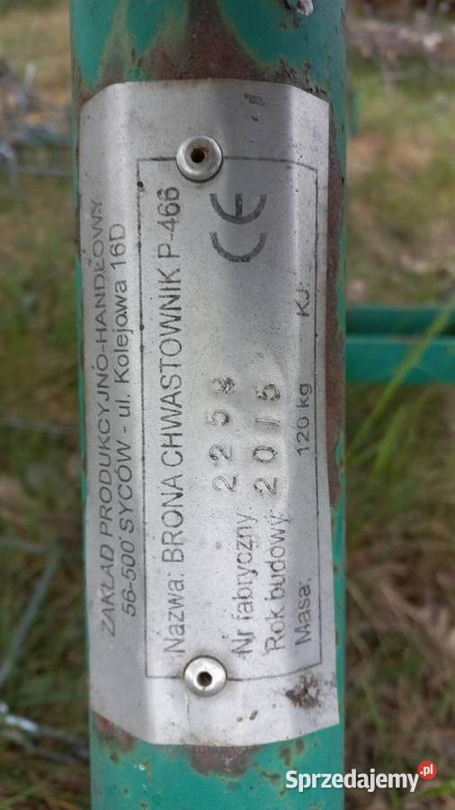 Brona chwastownik Rossosz sprzedam