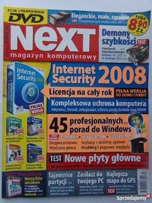 NEXT MAGAZYN KOMPUTEROWY 45 PROFESJONALNYCH Rok wydania 2008 Warszawa