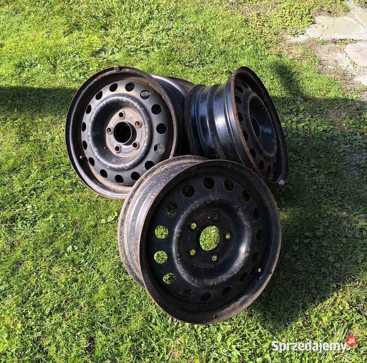 Komplet felg stalowych 15 5x1143 Samochodowe Brzeszcze