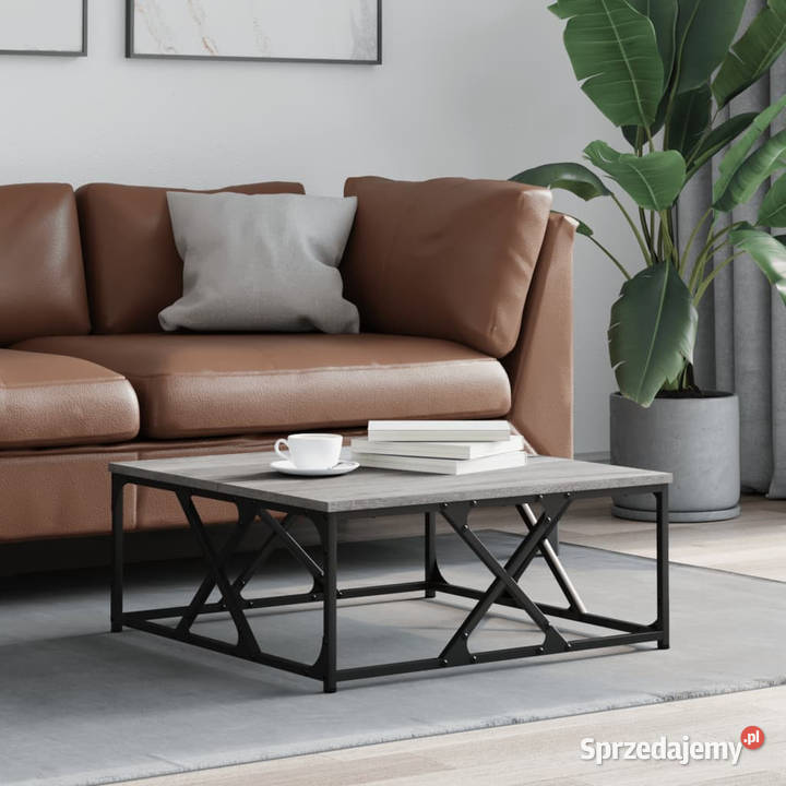 Stolik kawowy szary dąb sonoma 70x70x30 WM835372 Warszawa