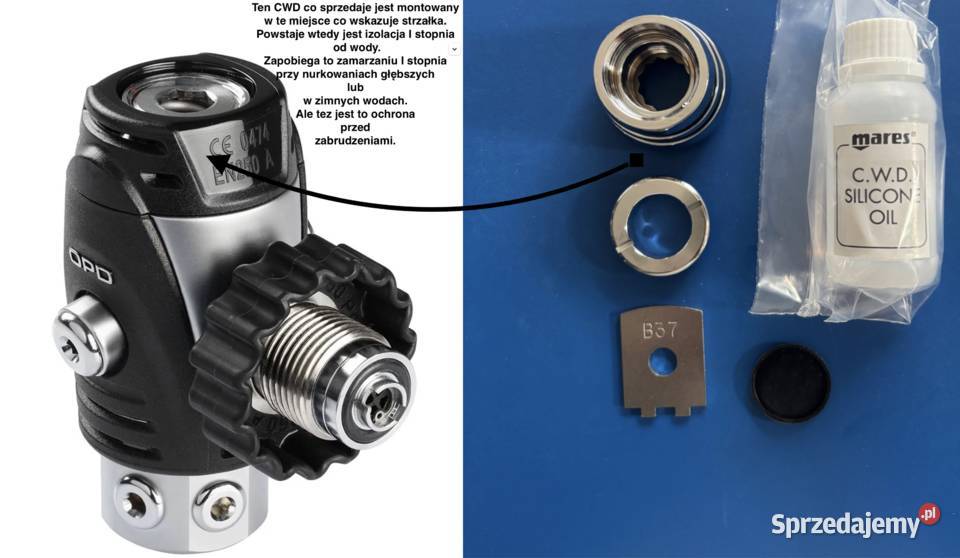 Izolacja na zimne wody Mares CWD Dry do 82X Nurkowanie sprzedam