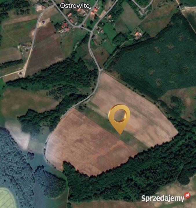 Działka bliski jeziora Dąbrowa Wielka Ostrowite