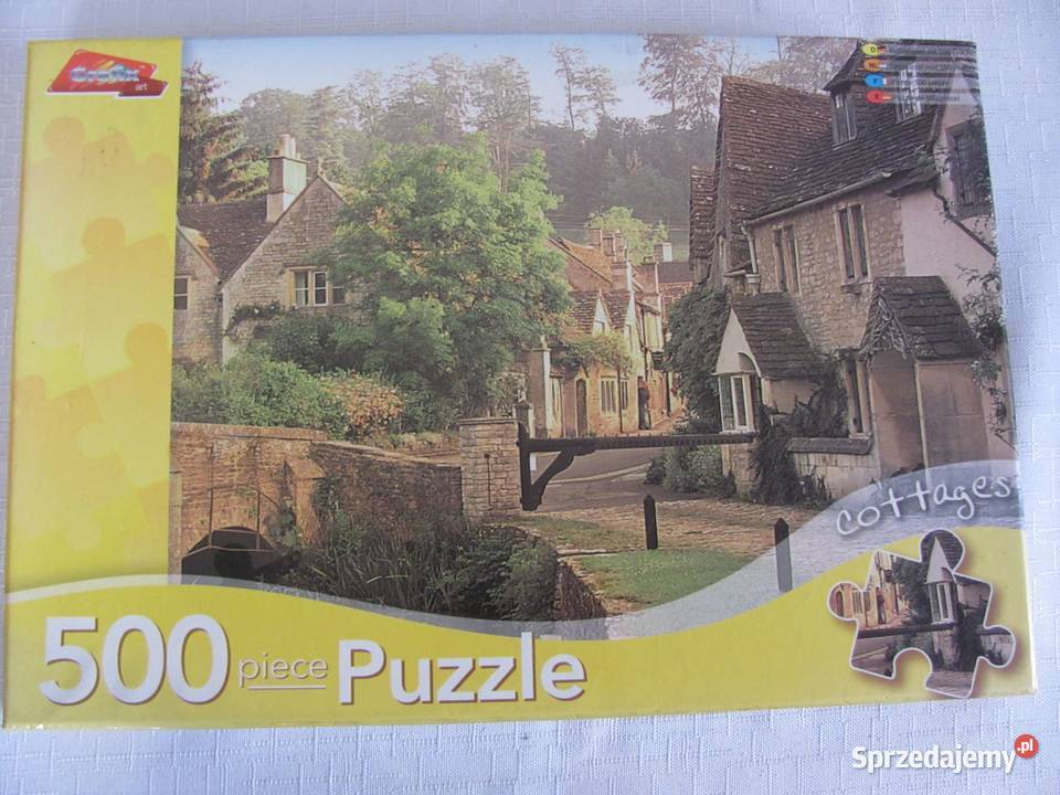 Puzzle Grafix art 500 elementów Cottages Wieś Zamość