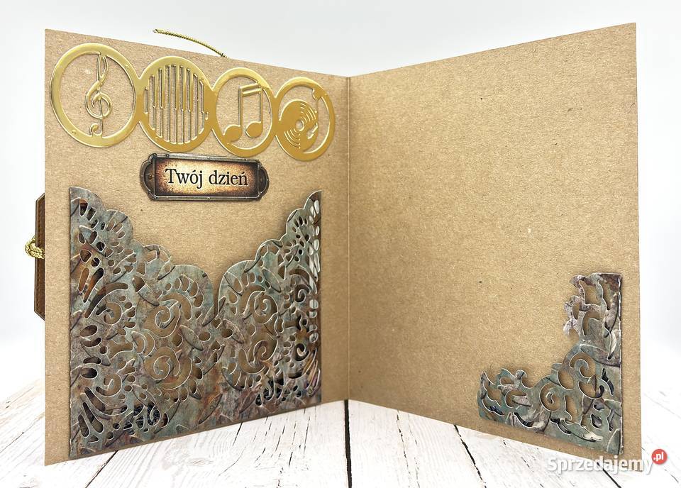 Urodziny imieniny Prezent kartka 3D Rękodzieło Poznań