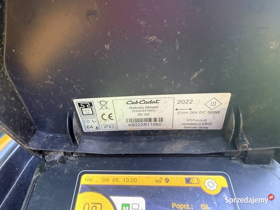Kosiarka robot koszący CUB CADET XR5 1000 Roboty koszące Chwaszczyno sprzedam