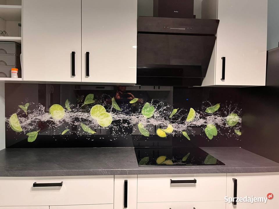 Panele szklane lacobel szkło do kuchni wielokolorowy