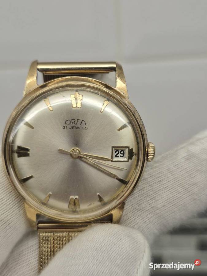 Zegarek vintage ORFA Herrenuhr Swiss Chorzów