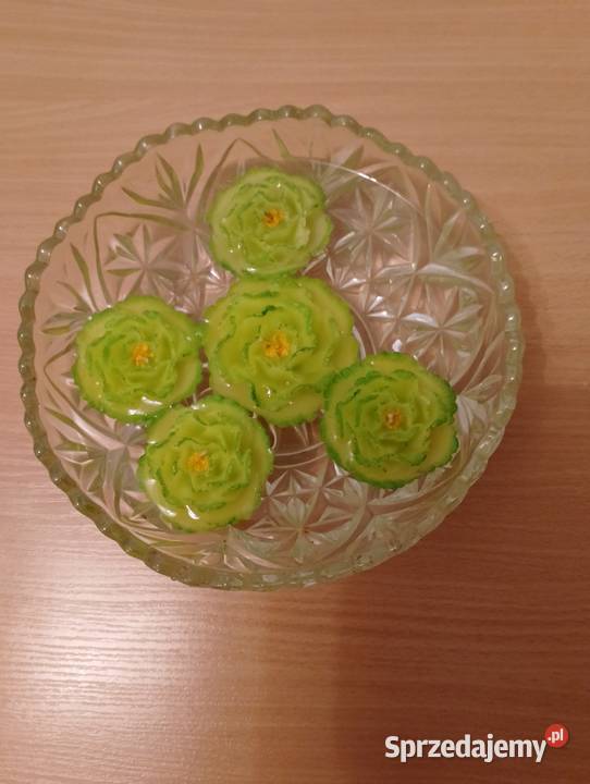 ŚWIECE pływające 5 sztuk zielone kwiatki