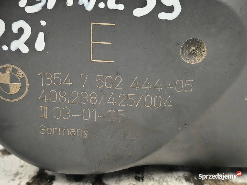 PRZEPUSTNICA BMW E39 E46 22 i oryginał 7502444
