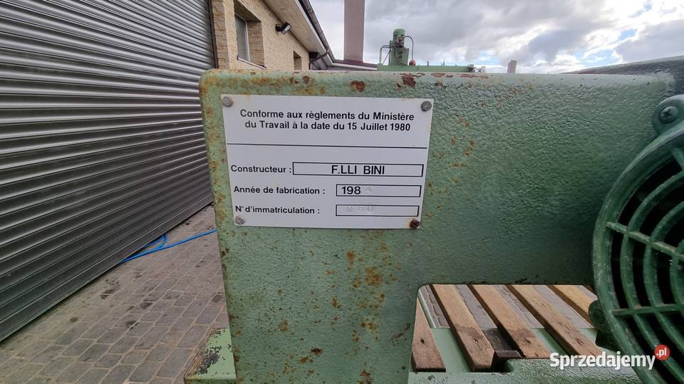 szlifierka długotaśmowa Flli Bini Karsin