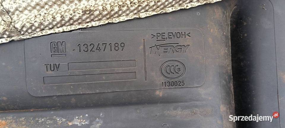 ZBIORNIK PALIWA OPEL INSIGNIA A LIFT 55562426 Pozostałe kujawsko-pomorskie Lipno sprzedam