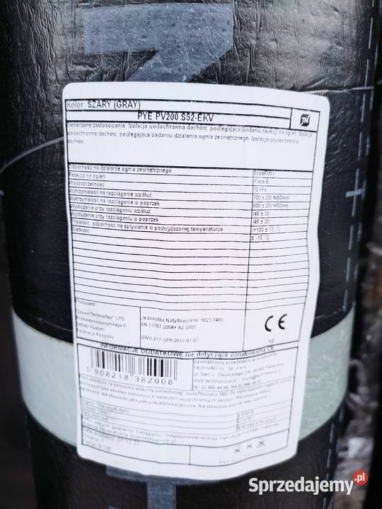 papa nawierzchniowa Technonicol 52 mm PYV PV 200 świętokrzyskie Oleśnica