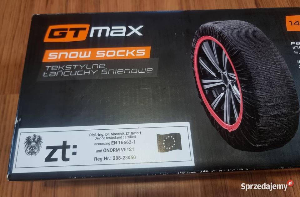 Tekstylne łańcuchy śniegowe XL GTMAX śląskie Jastrzębie-Zdrój