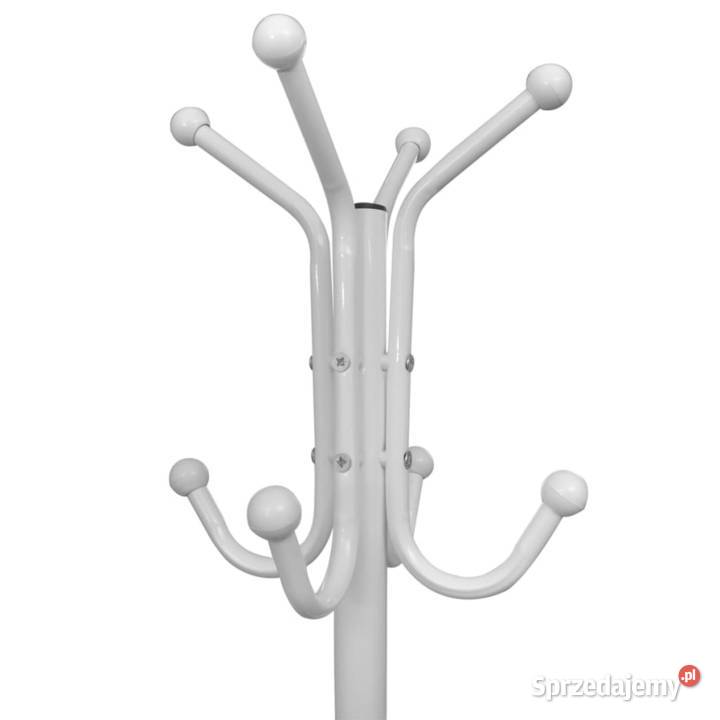 Metalowy stojak na płaszcze białySKU241171 Stojaki na parasole Warszawa