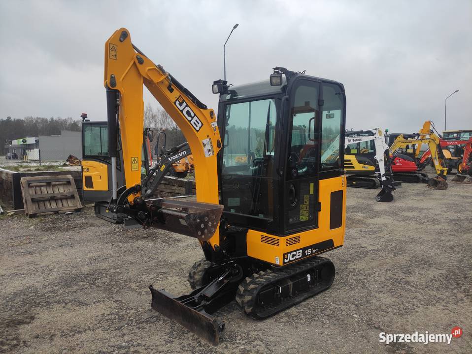 Minikoparka JCB 15 c1 2019r 240mtg maszyna nie Ryżki