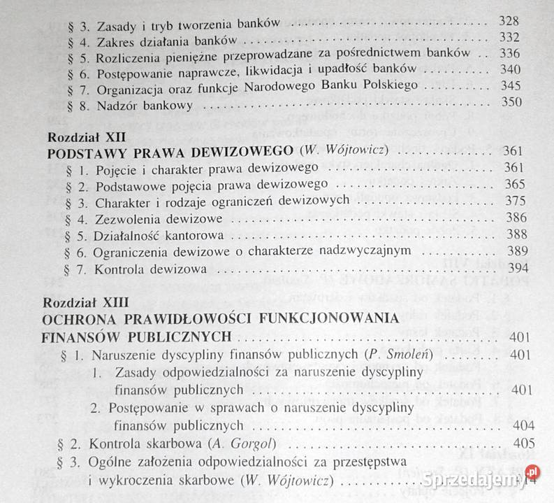 Zarys finansów publicznych i prawa finansowego W miękka Chełm