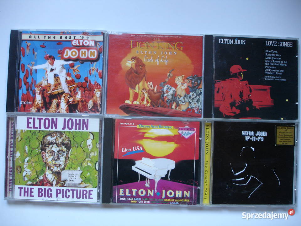 ELTON JOHN płyty CD