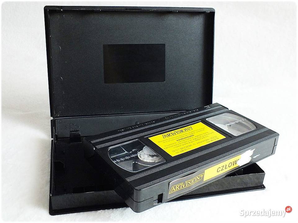 Kaseta VHS Człowiek Nocy Film na Video ORYGINAŁ lubuskie Żary