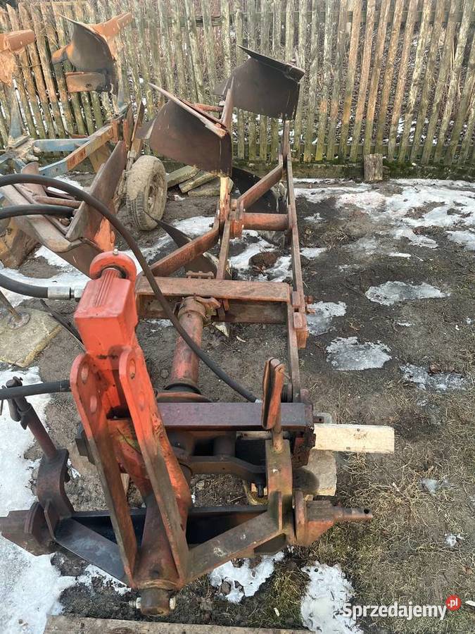 Pług Gassner 3 skibowy obrotowy uszkodzony wielkopolskie Kalisz