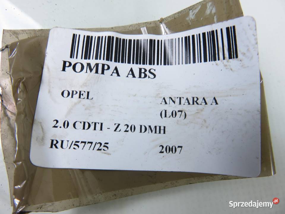 POMPA ABS OPEL ANTARA A 000406039C4 25092645633 osobowe