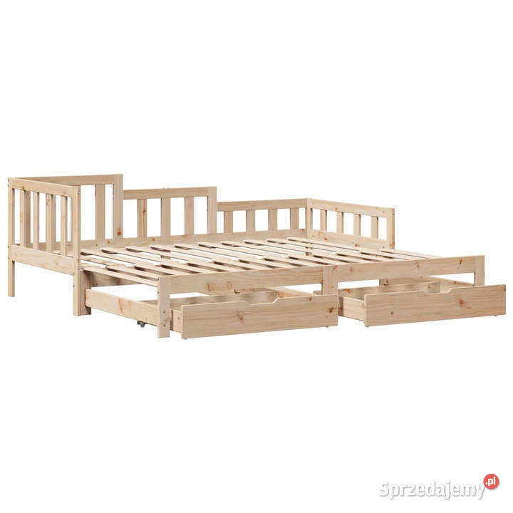 Sofa rozsuwana z szufladami bez materaca 90x200 mazowieckie Warszawa sprzedam