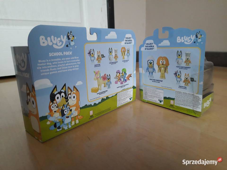 Bluey figurki Ryżyk Blue oryginalne Moose Toys TM Toys Krotoszyn