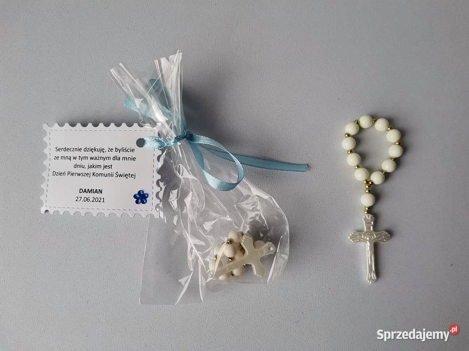 Podziękowania Komunia Chłopiec Różaniec Ecri B1 Poznań