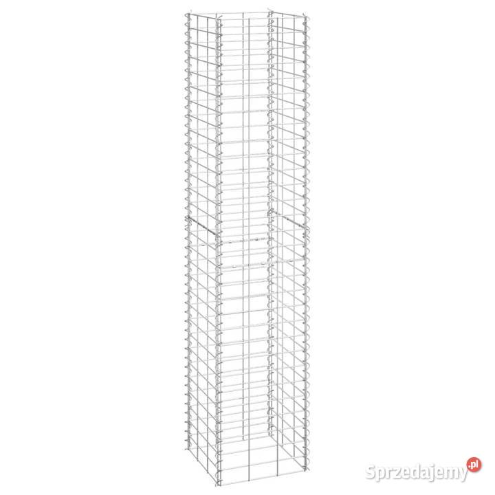 Wysokie donice gabionowe 3 30x30x150 żelazo Warszawa