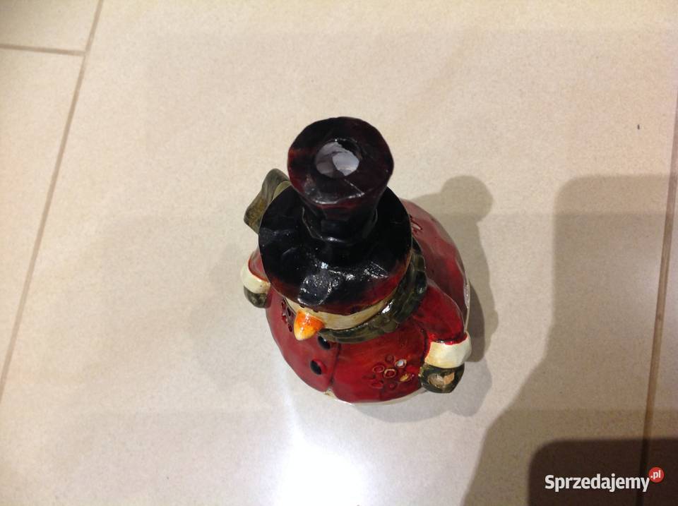 Kolorowy Bałwanek Ceramiczny Kominek Zapachowy Nowa Sól