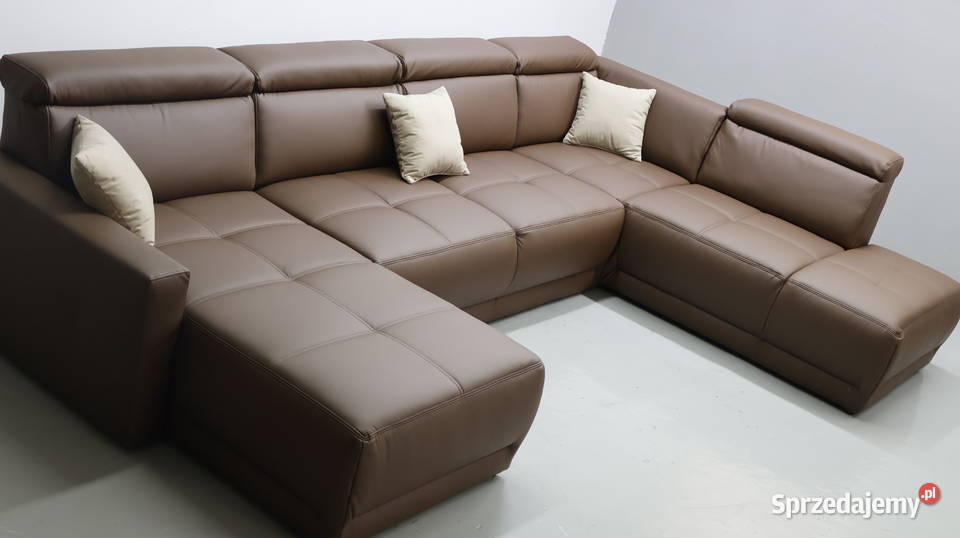 TTN Brązowe Wielkie U kanapa rogówka sofa do wielkopolskie Poznań