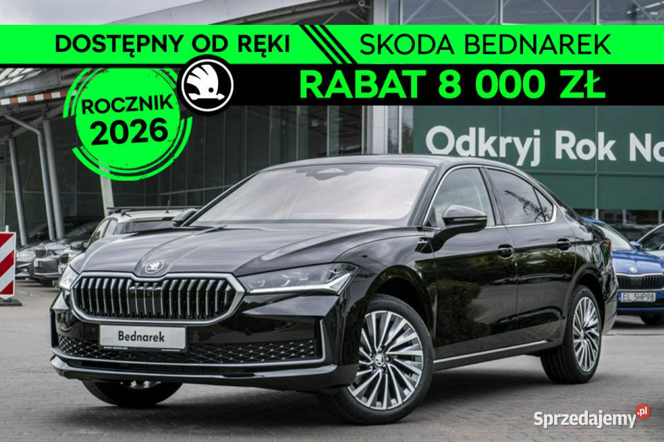 koda Superb LK 20 TDI 193 DSG 4x4 Dostępna ręki wspomaganie kierownicy Łódź