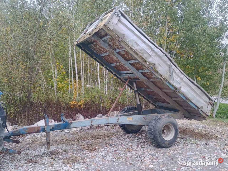 przyczepa rolnicza kiper Gisebo 5 ton wywrot Przyczepy rolnicze lubelskie sprzedam