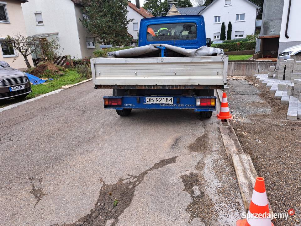 Opel Movano 25CDTI remoncie silnika noweOpony niebieski Samochody dostawcze Brzeg