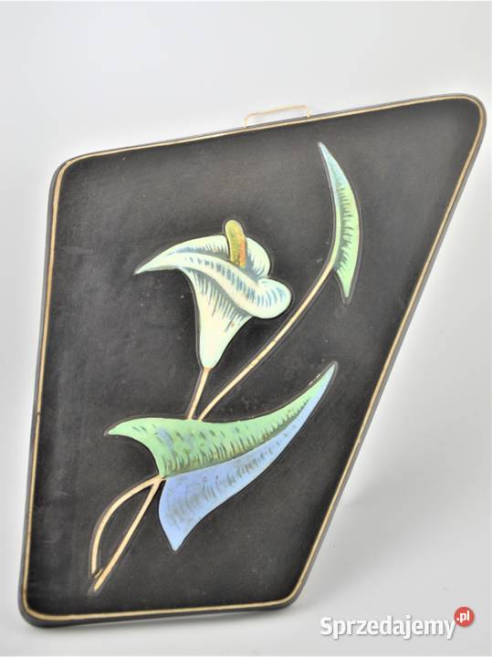 Obrazek kalia ceramika vintage Niemcy lata