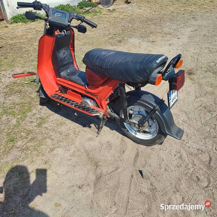 Simson Sr 50 4 biegi zarejestrowany w Zielona Góra
